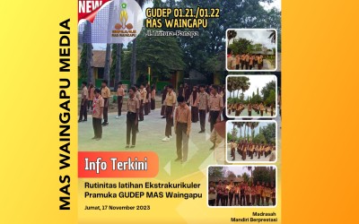 Rutinitas Latihan Pramuka Gudep MAS Waingapu