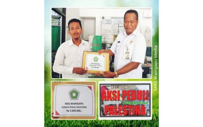 MAS Waingapu Melakukan Aksi Peduli Palestina