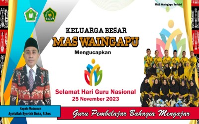 Selamat Hari Guru Nasional